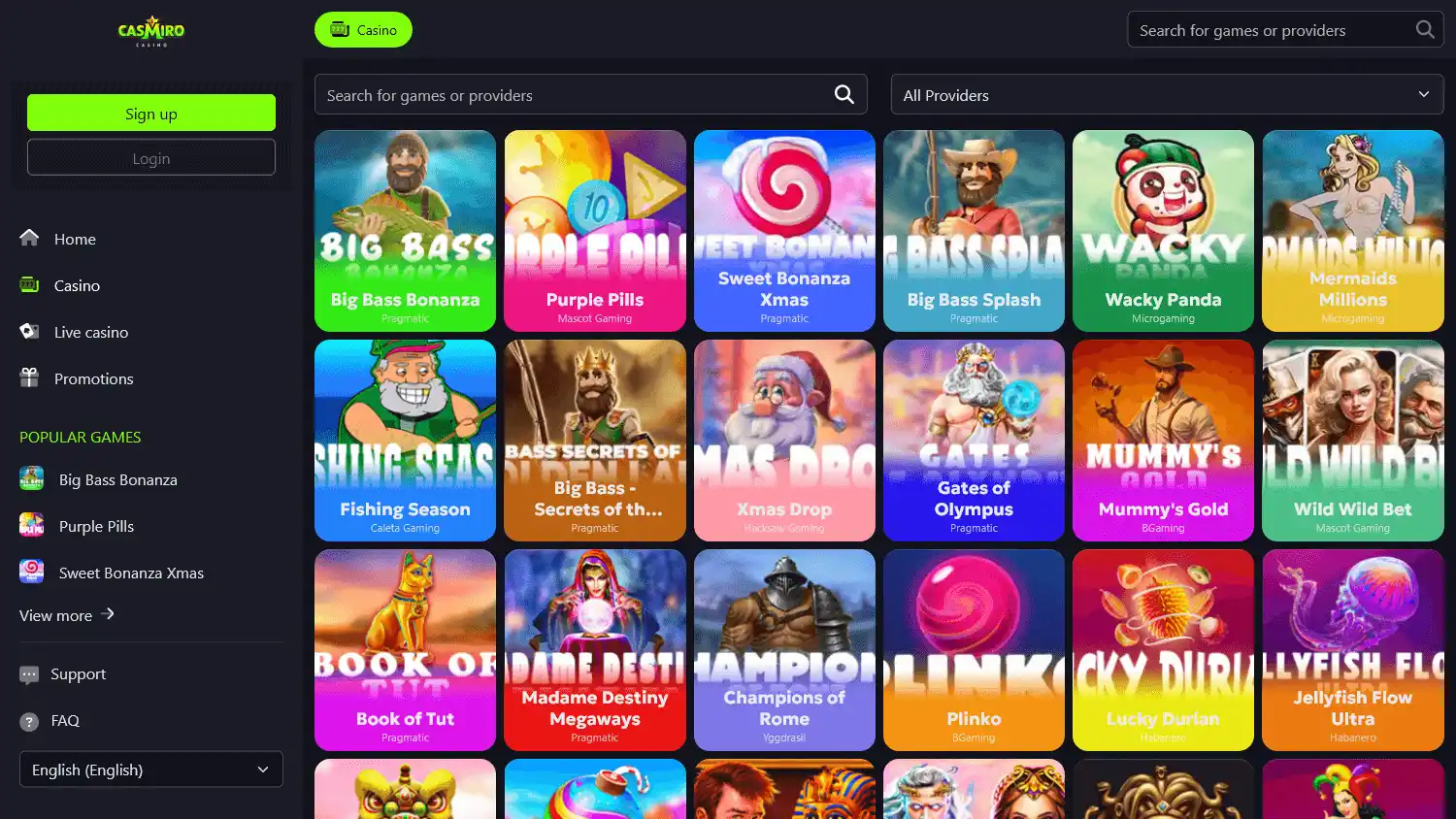 Casmiro Casino screenshot 2