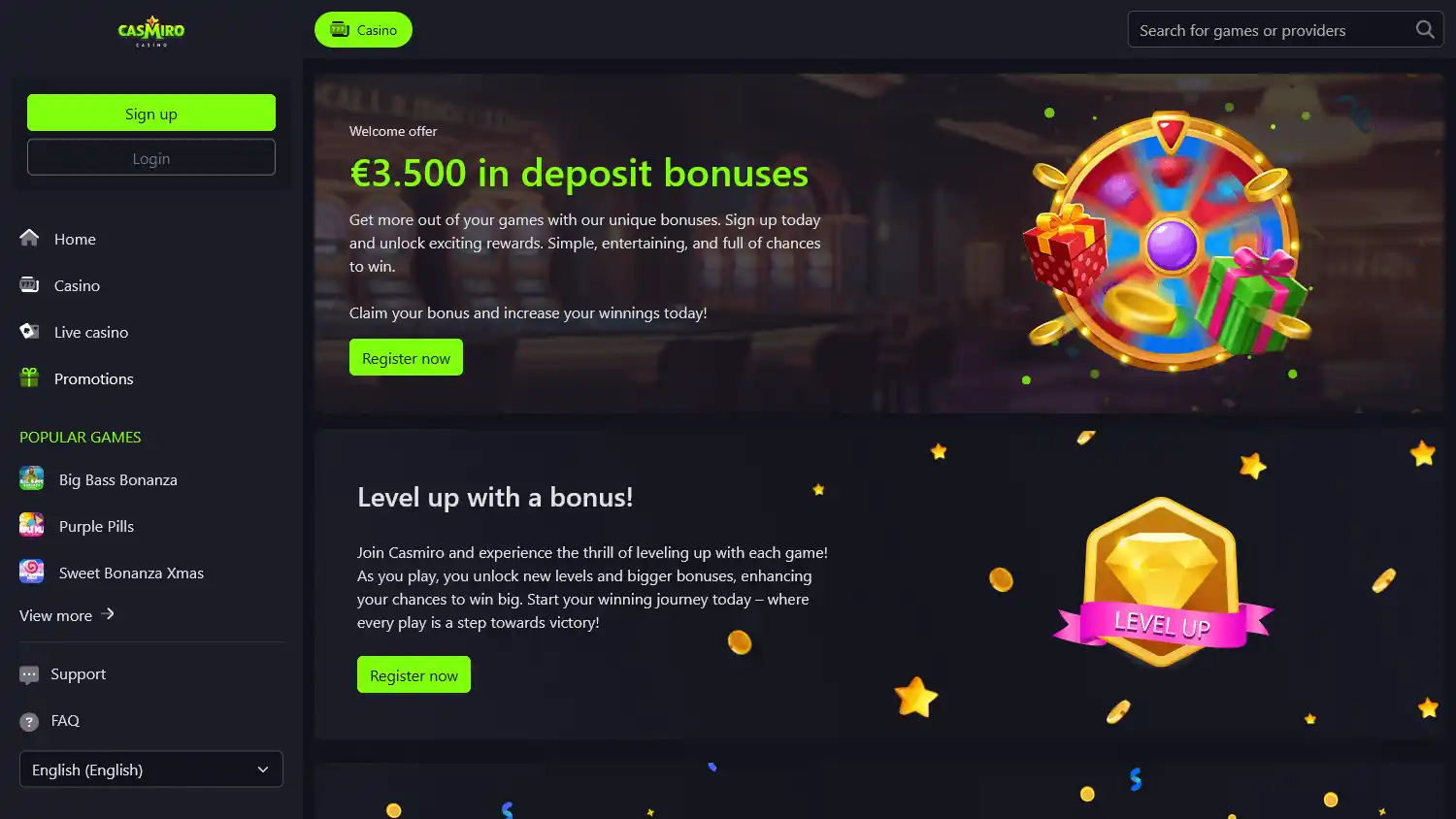 Casmiro Casino screenshot 3