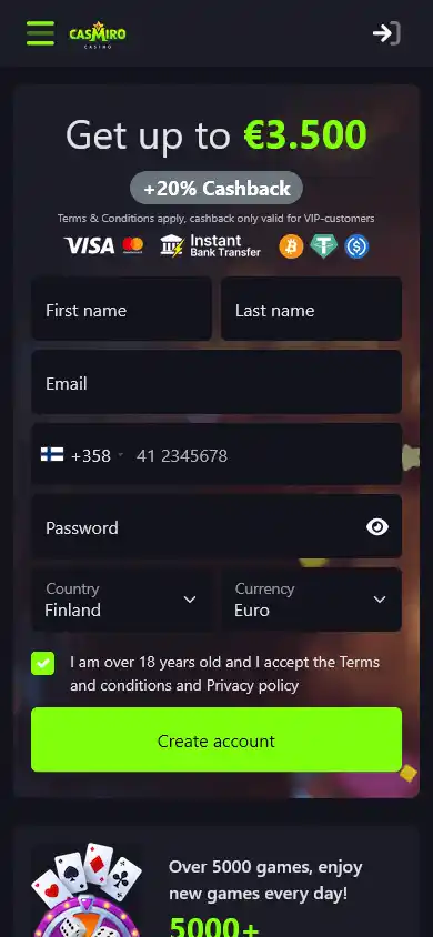 Casmiro Casino screenshot 4