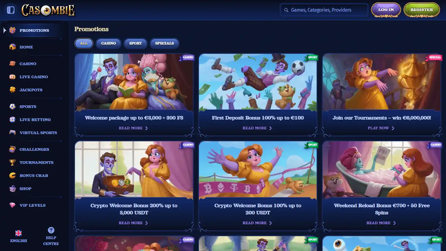 Casombie Casino screenshot 3