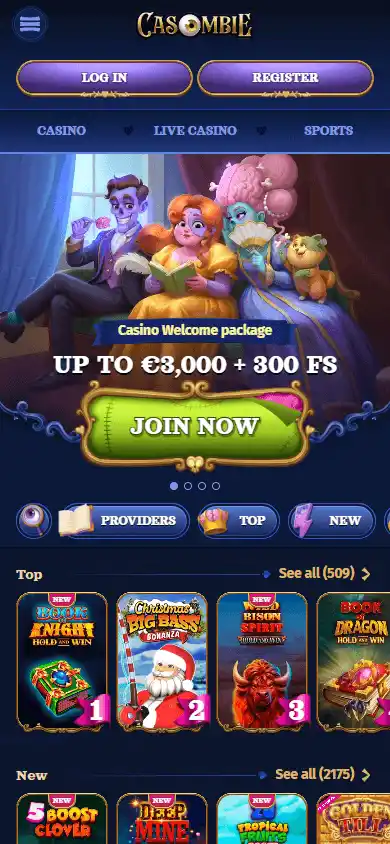 Casombie Casino screenshot 4