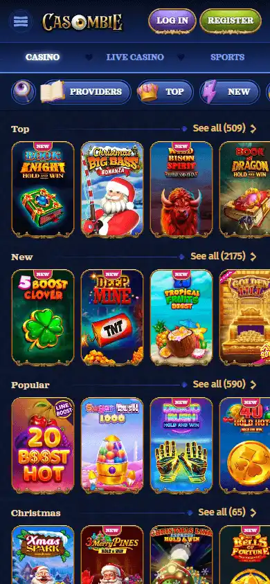 Casombie Casino screenshot 5
