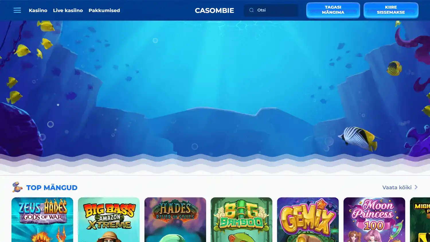 Casombie Casino screenshot 1