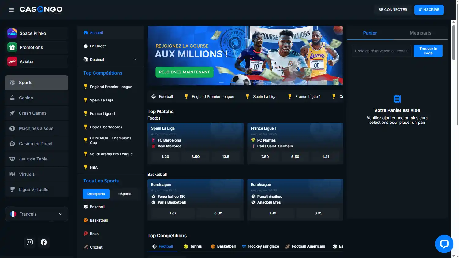 CASONGO Casino screenshot 1