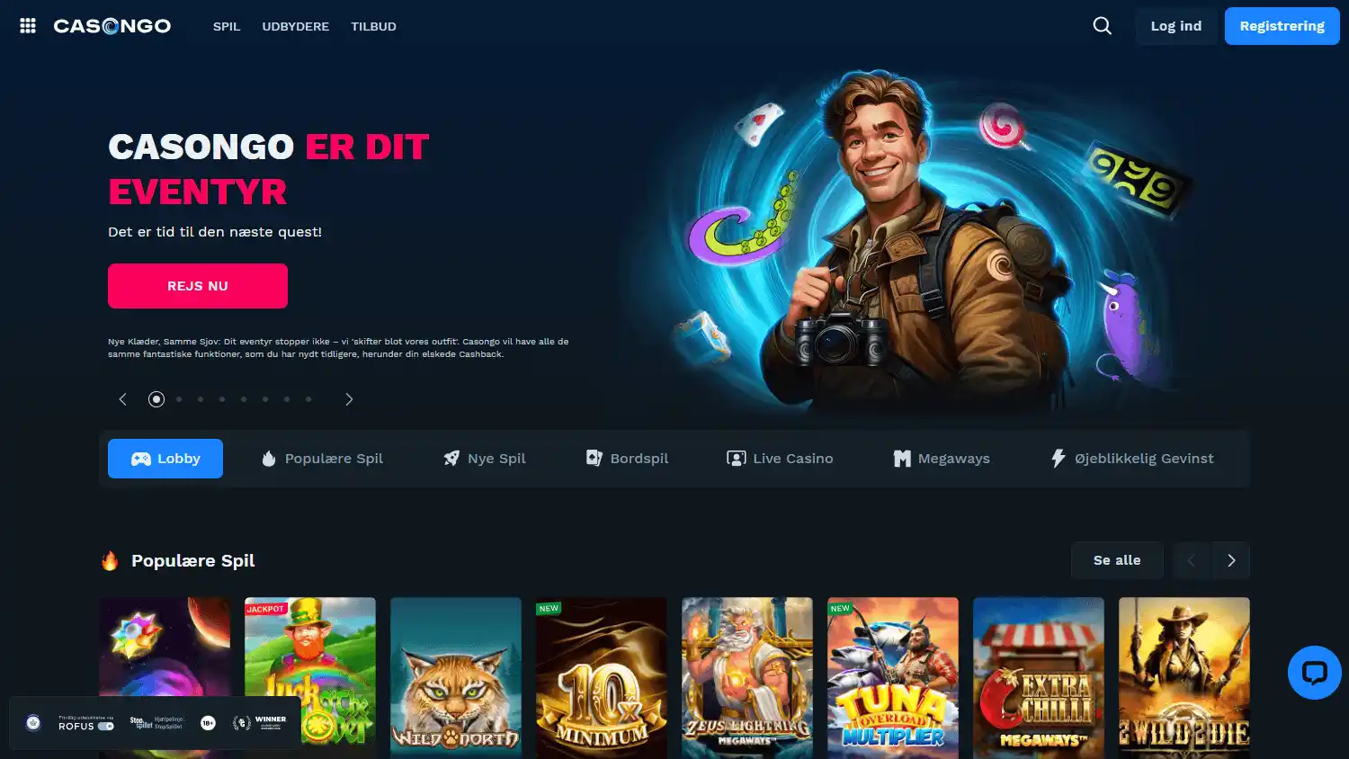 Casongo Casino screenshot 1