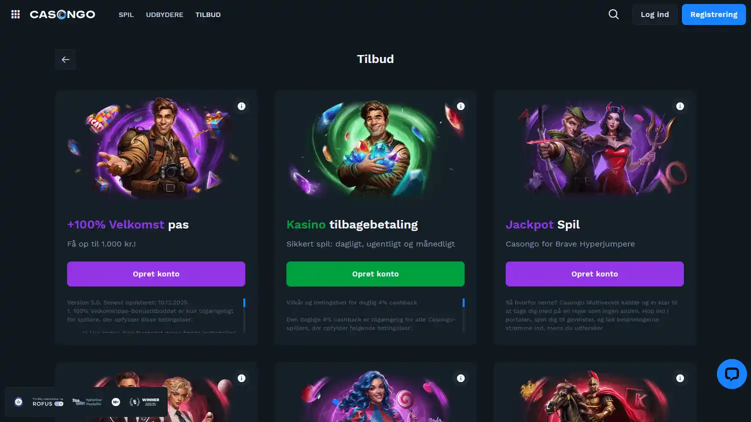 Casongo Casino screenshot 3