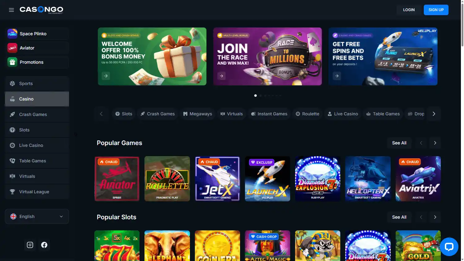 CASONGO Casino screenshot 2
