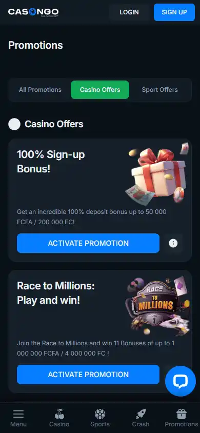 CASONGO Casino screenshot 6