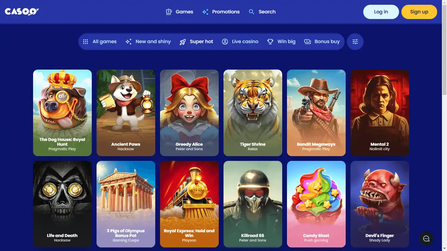 Casoo Casino screenshot 2