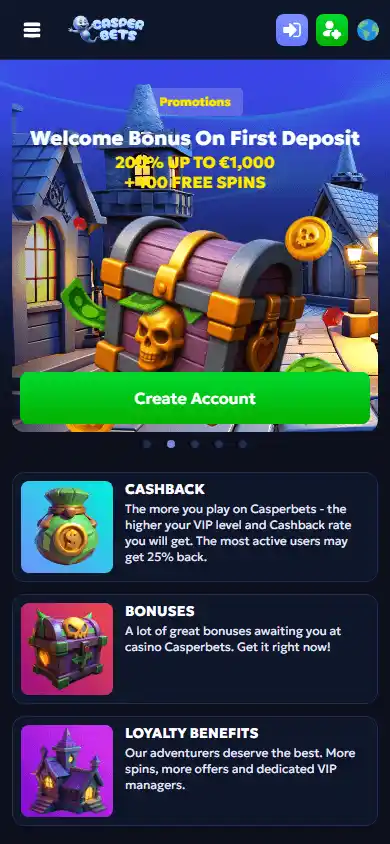 Casper Bets Casino screenshot 4