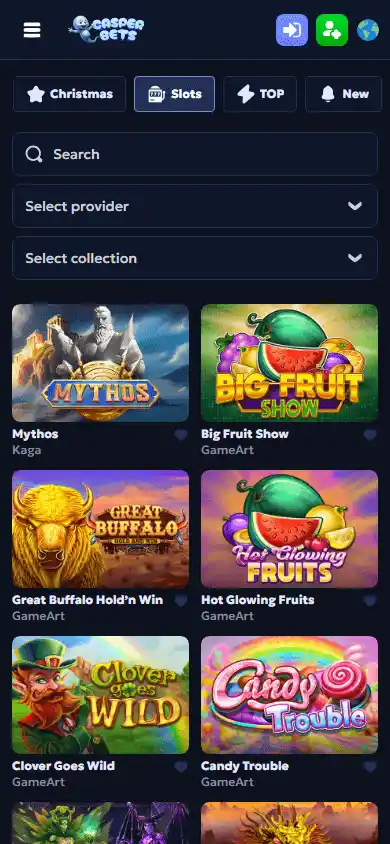 Casper Bets Casino screenshot 5