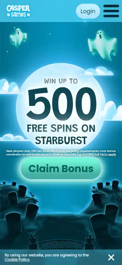 Casper Games Casino IE screenshot 4
