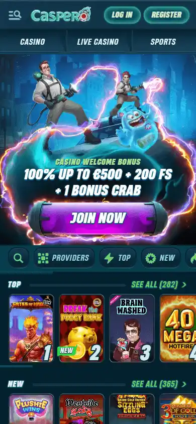 Caspero Casino screenshot 4