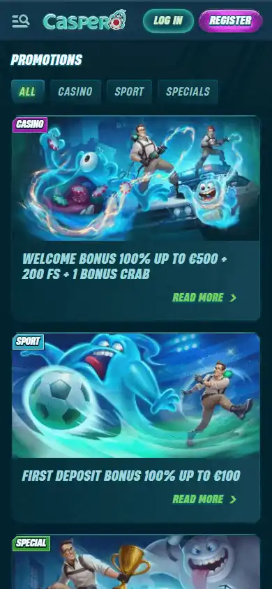 Caspero Casino screenshot 6