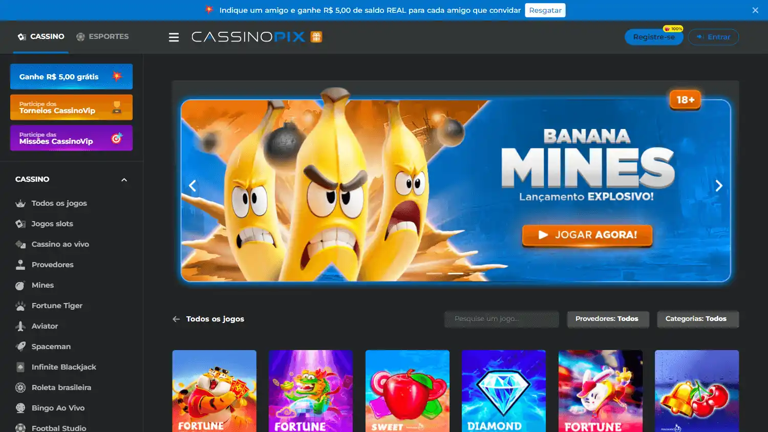 Cassino BET screenshot 2