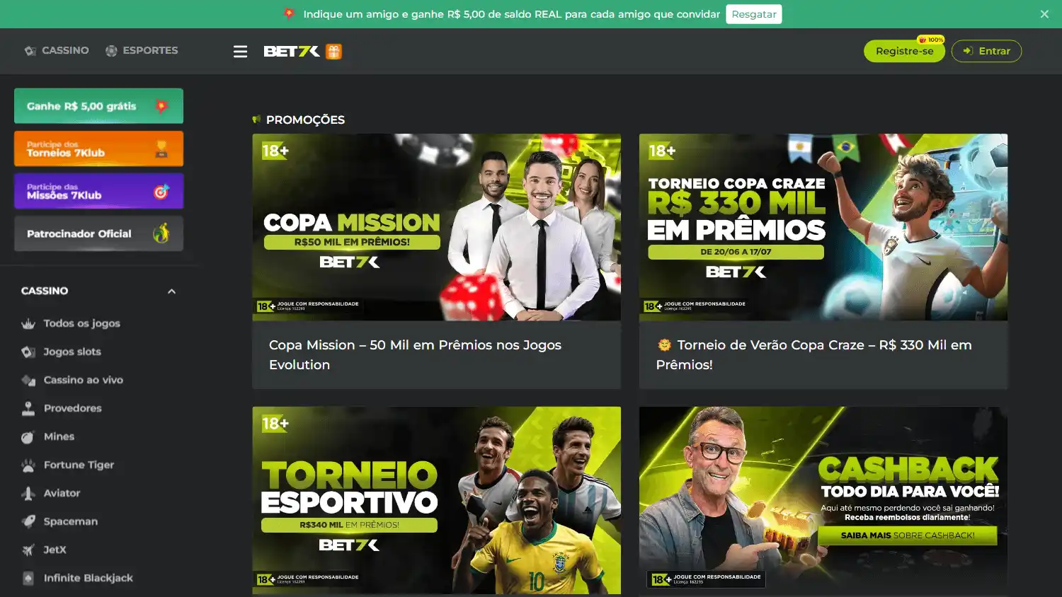 Cassino BET screenshot 3