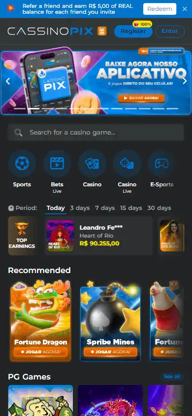 Cassino BET screenshot 4