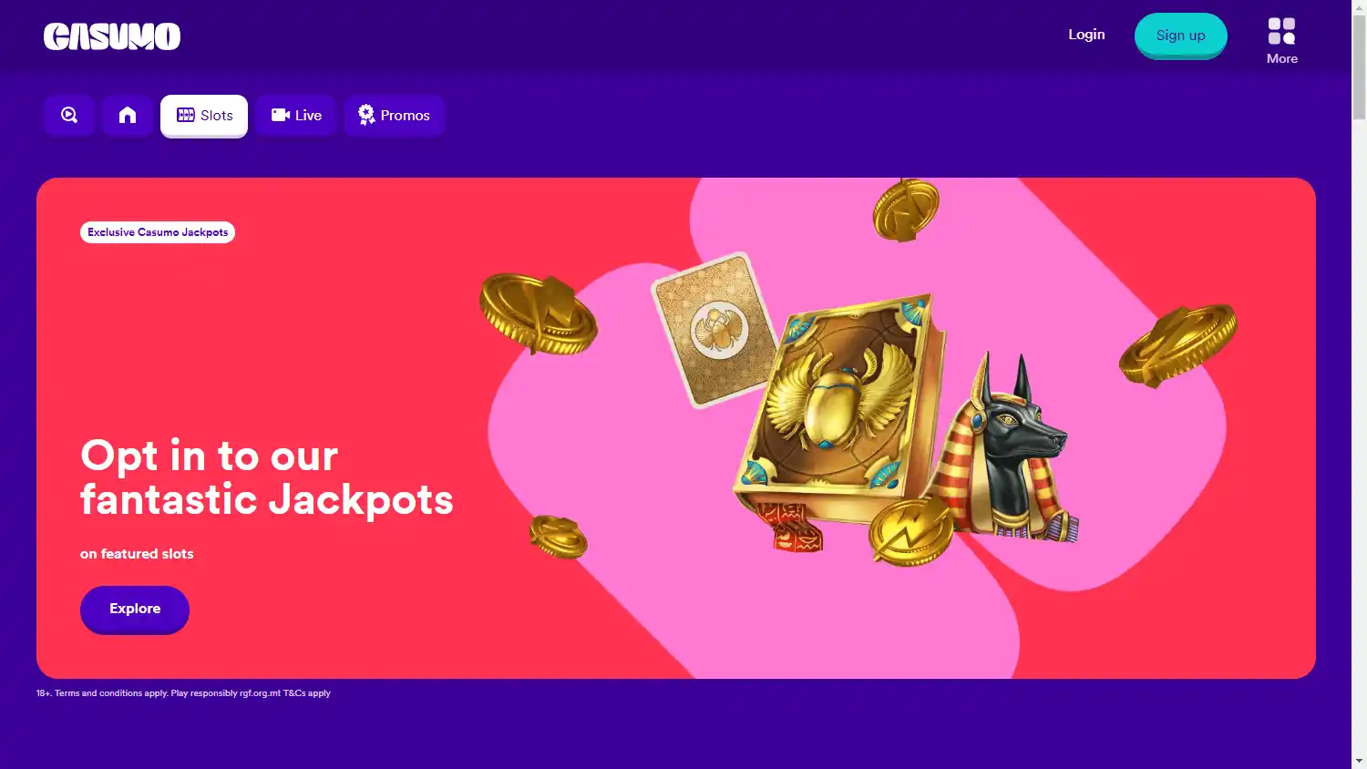 Casumo Casino screenshot 2