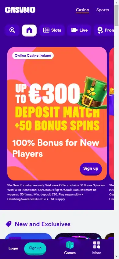 Casumo Casino screenshot 4