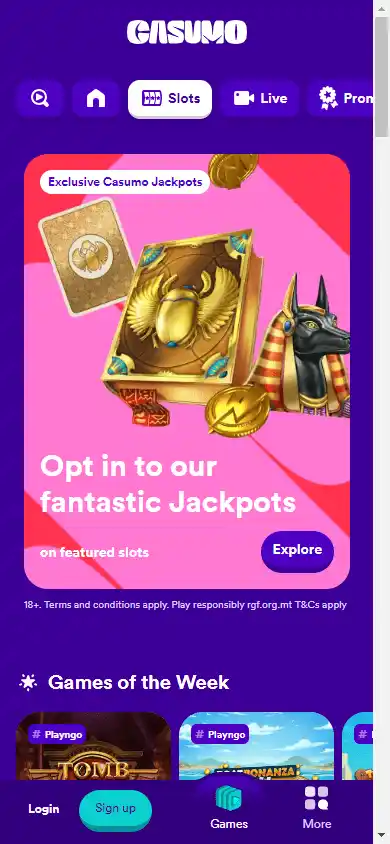 Casumo Casino screenshot 5