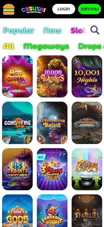 Casushi Casino screenshot 5