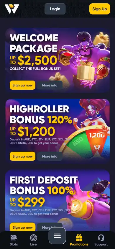 Caswino Casino AU screenshot 7