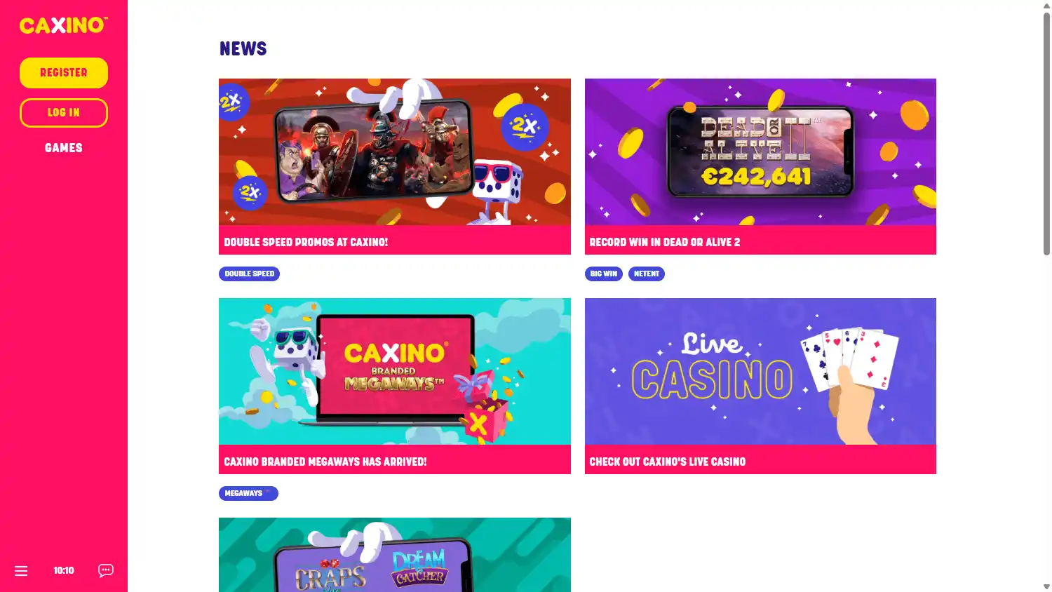 Caxino Casino screenshot 3