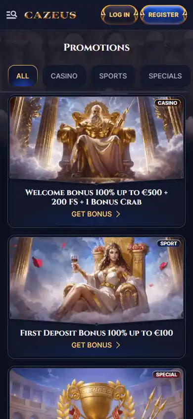Cazeus Casino screenshot 6