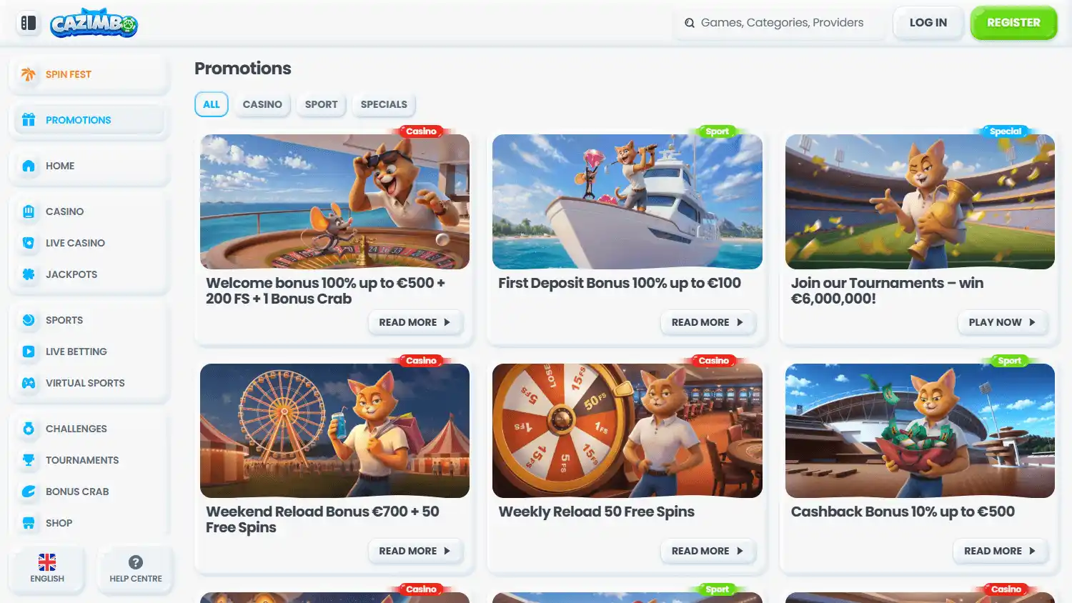Cazimbo Casino screenshot 3