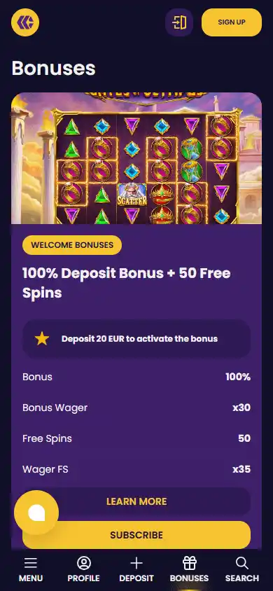 Cazzy Games Casino screenshot 6