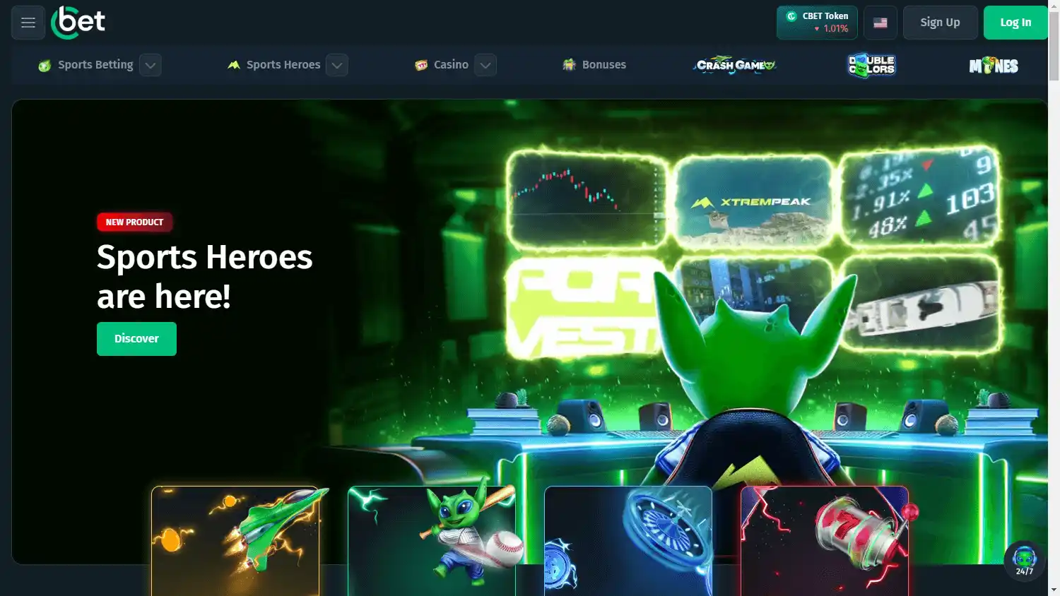 CBet Casino screenshot 1
