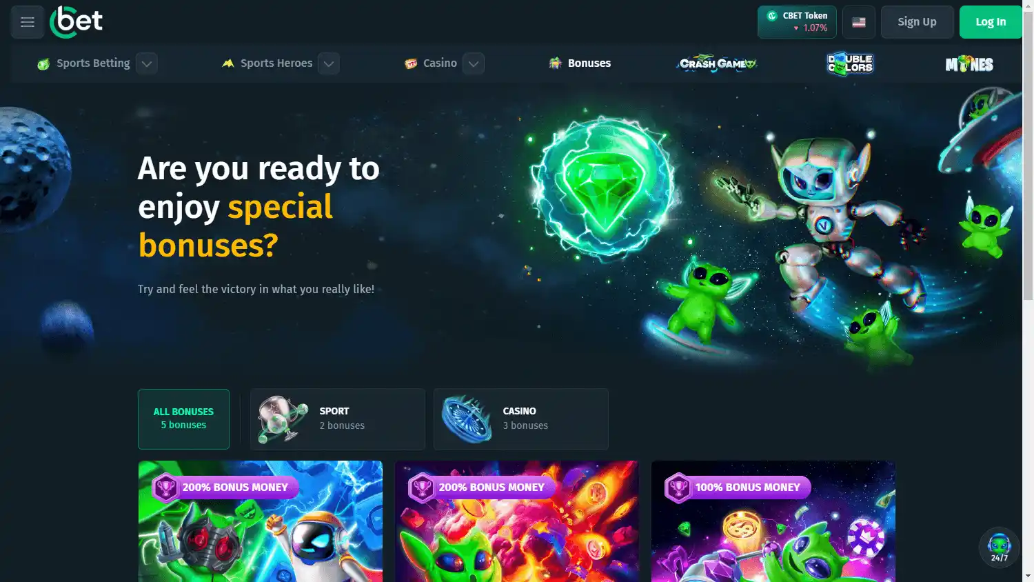 CBet Casino screenshot 3