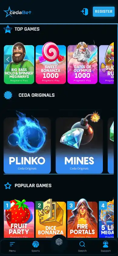 Cedabet Casino screenshot 5