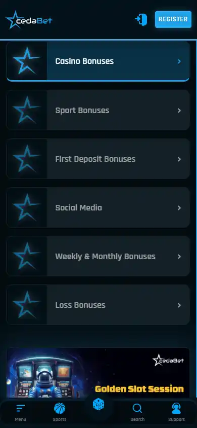 Cedabet Casino screenshot 6
