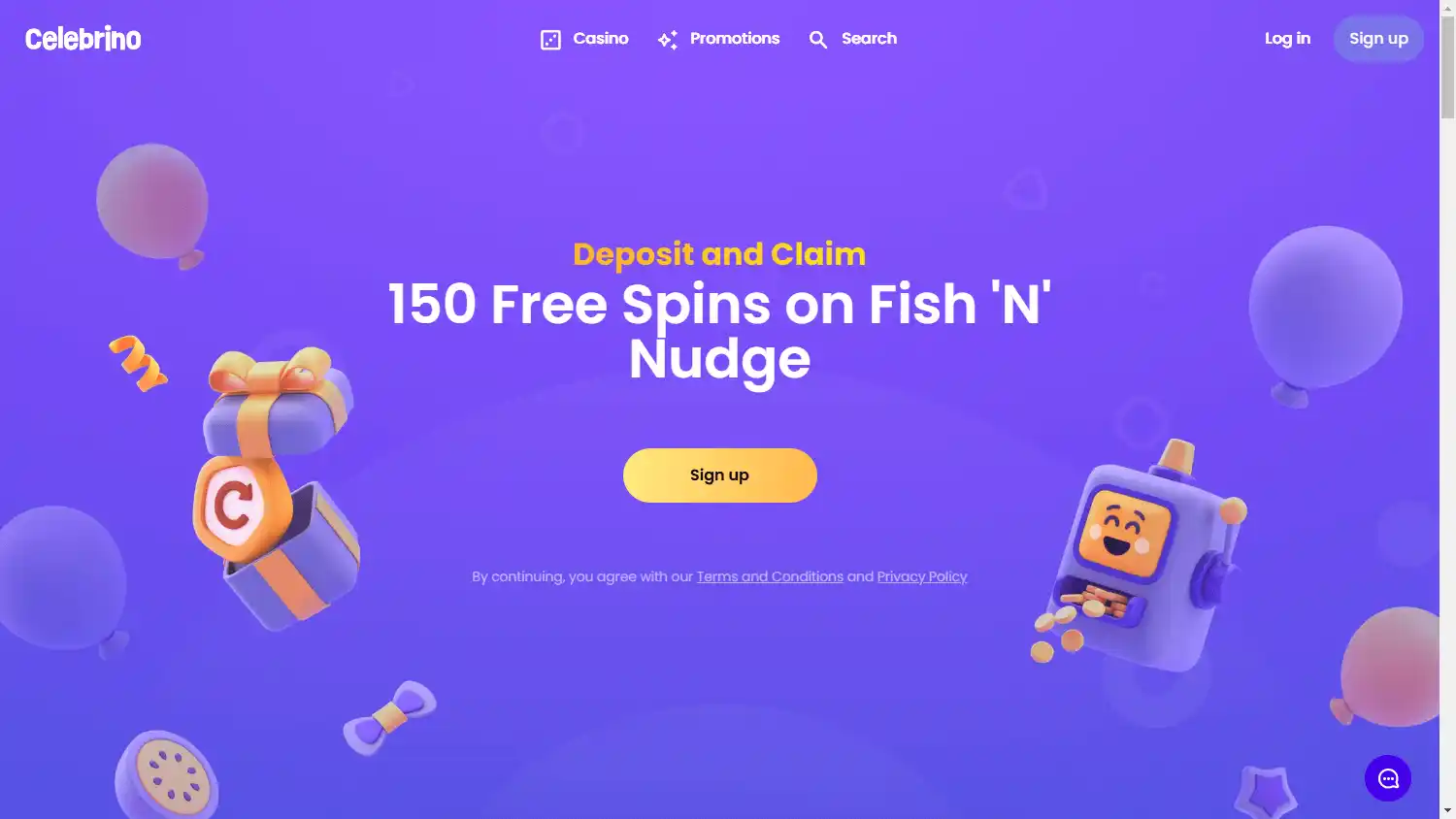 Celebrino Casino screenshot 1