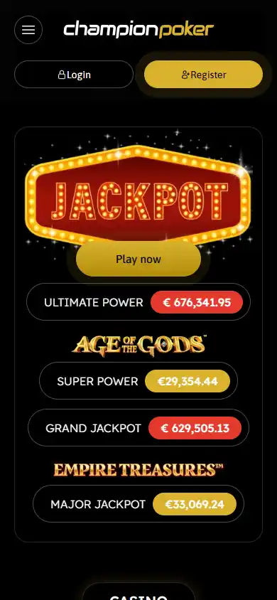 ChampionPoker Casino screenshot 5