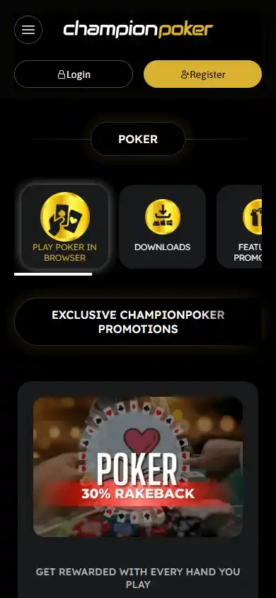 ChampionPoker Casino screenshot 6