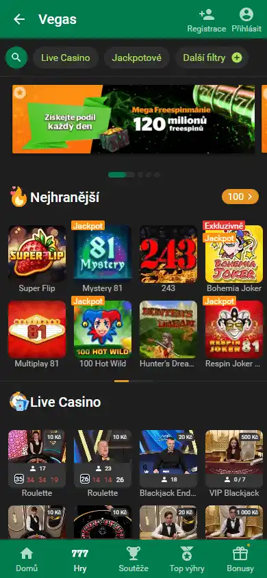 Chance Casino CZ screenshot 6
