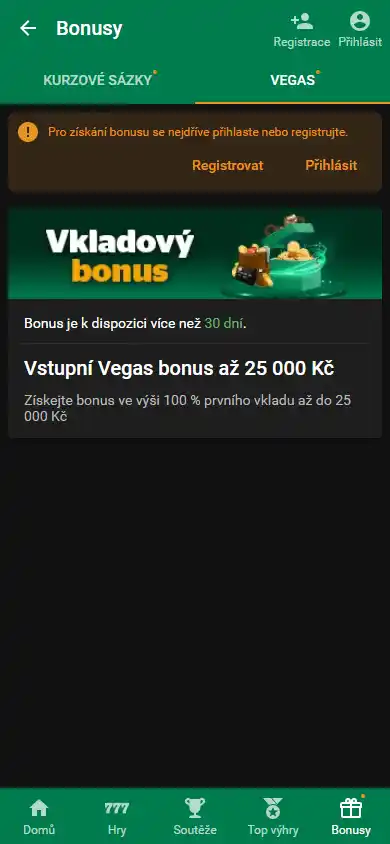 Chance Casino CZ screenshot 7