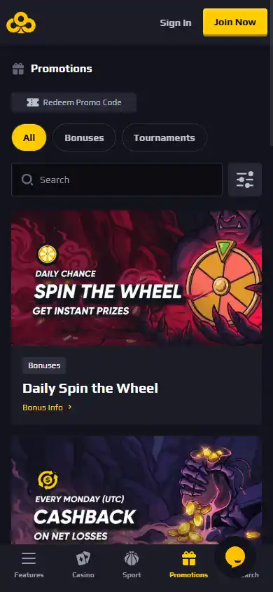 Chancer Casino screenshot 6