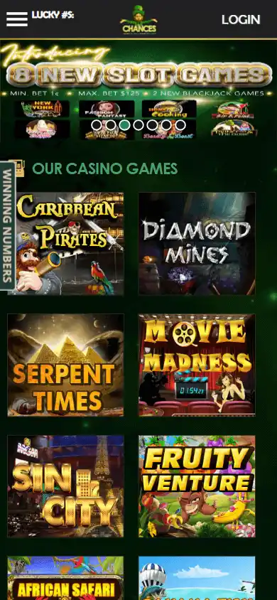Chances Casino screenshot 3