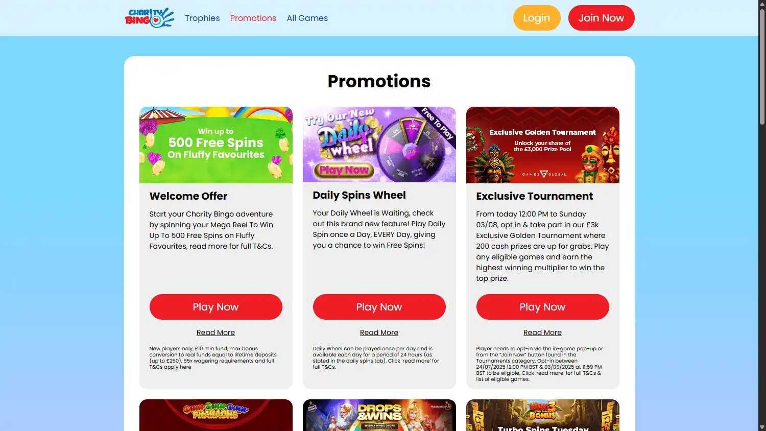 Charity Bingo Casino screenshot 3
