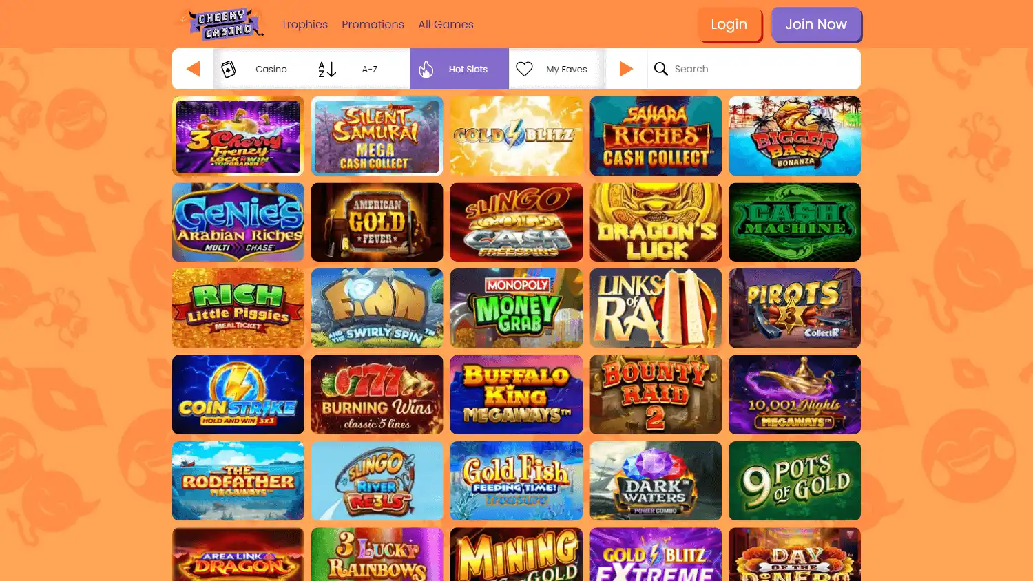 Cheeky Casino screenshot 2