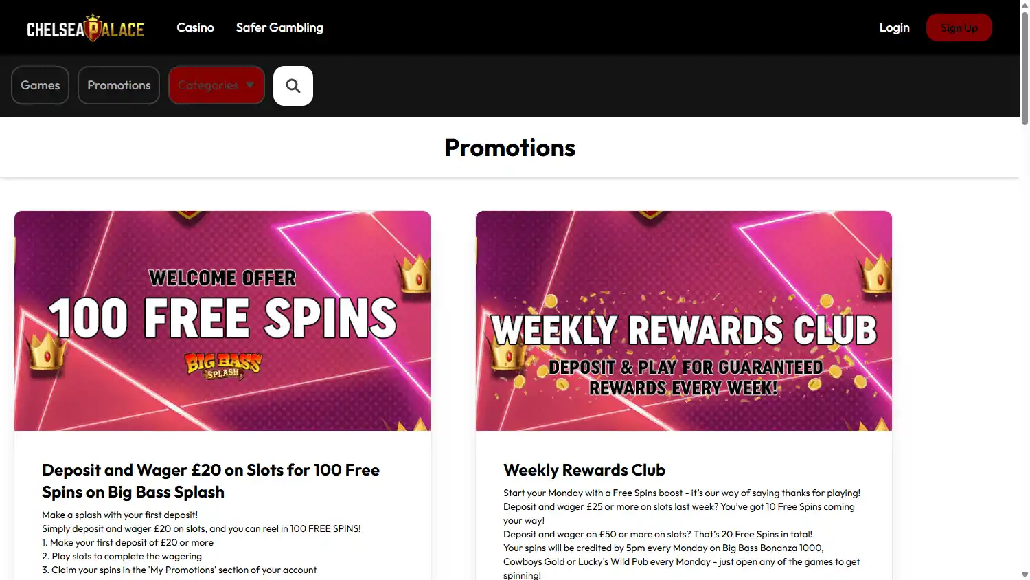 Chelsea Palace Casino screenshot 3