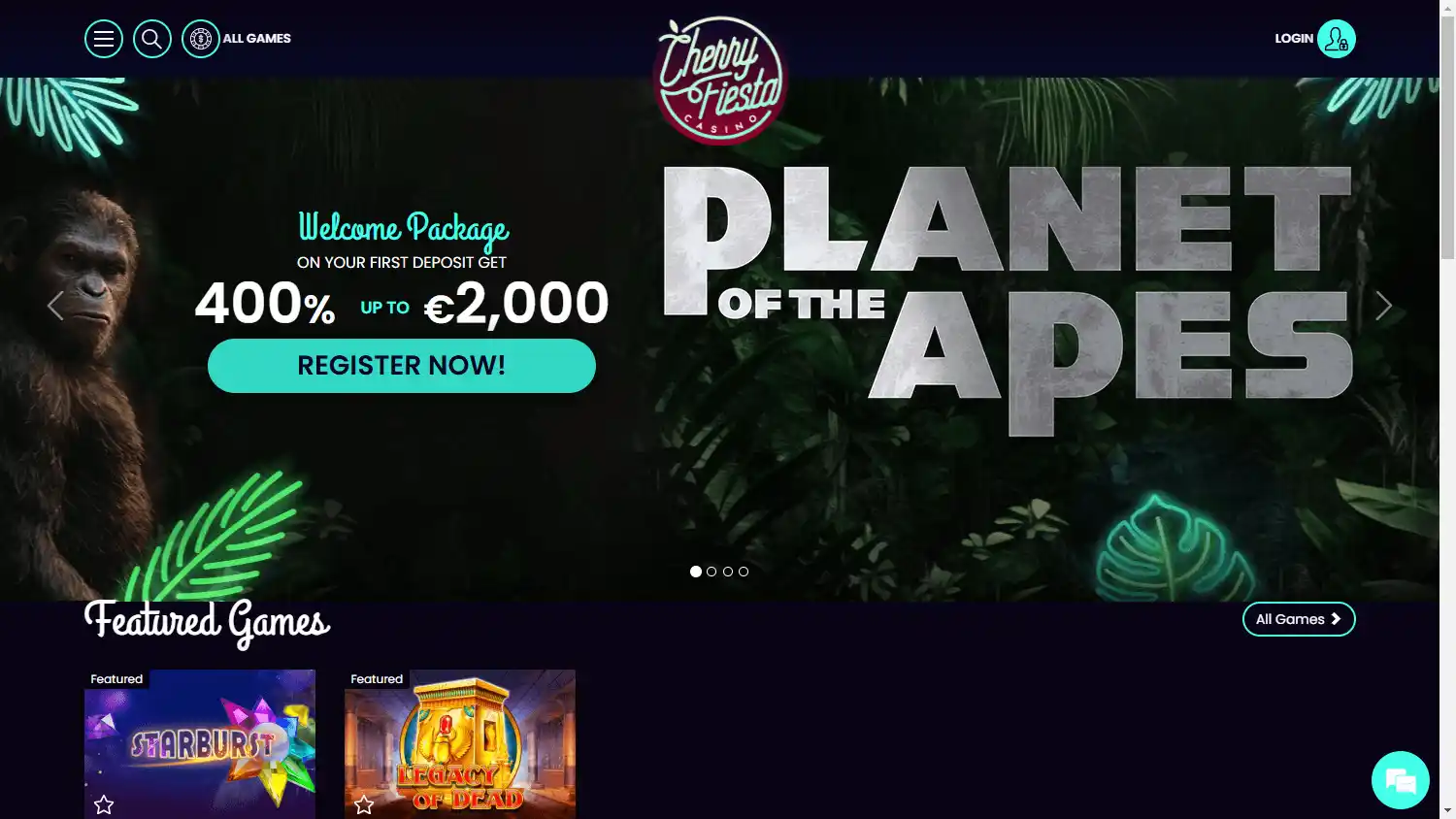Cherry Fiesta Casino screenshot 1