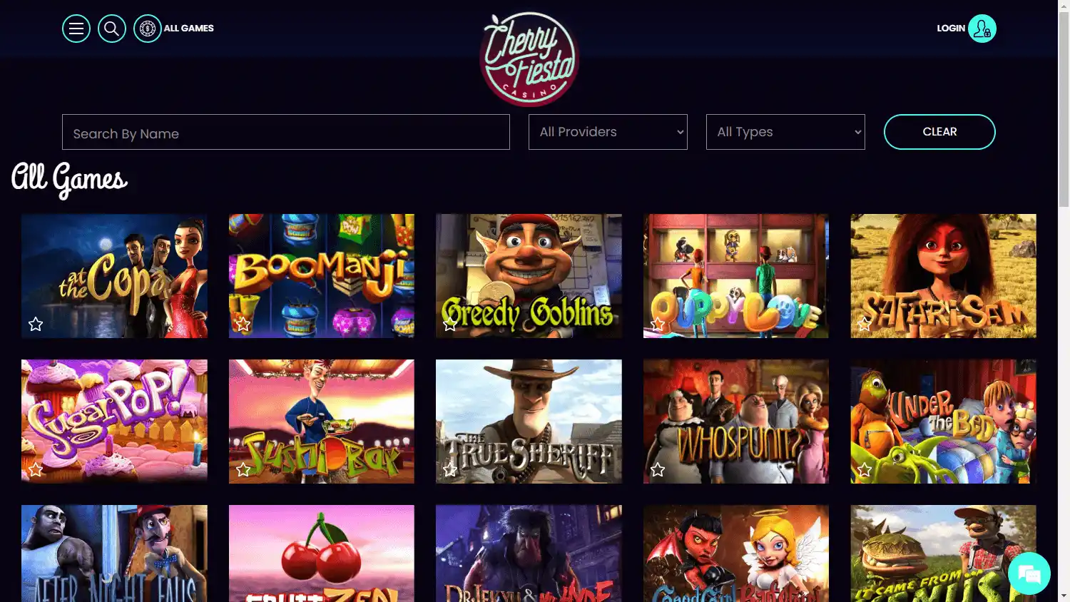 Cherry Fiesta Casino screenshot 2
