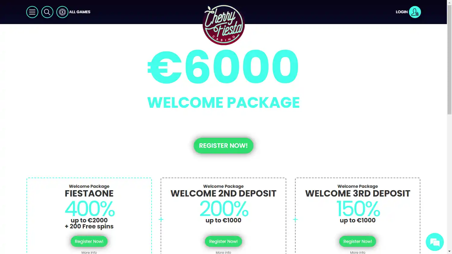 Cherry Fiesta Casino screenshot 3