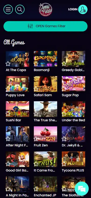 Cherry Fiesta Casino screenshot 5