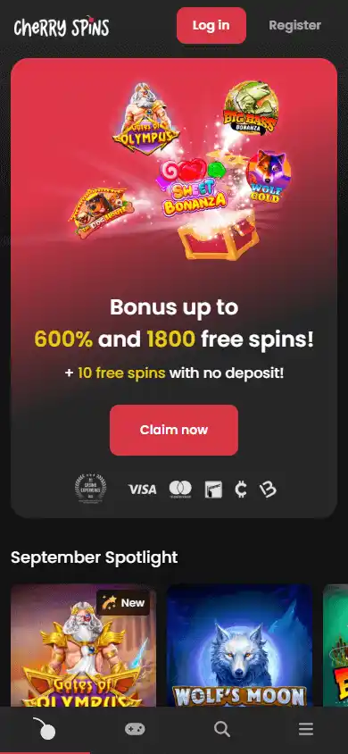 Cherry Spins Casino screenshot 3