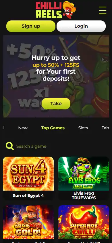 Chilli Reels Casino screenshot 4